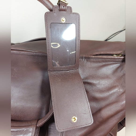 Coach Lexus Collaboration 0596 Women,Men Leather Boston Bag,Shoulder Bag Dark... - Picture 3 of 13